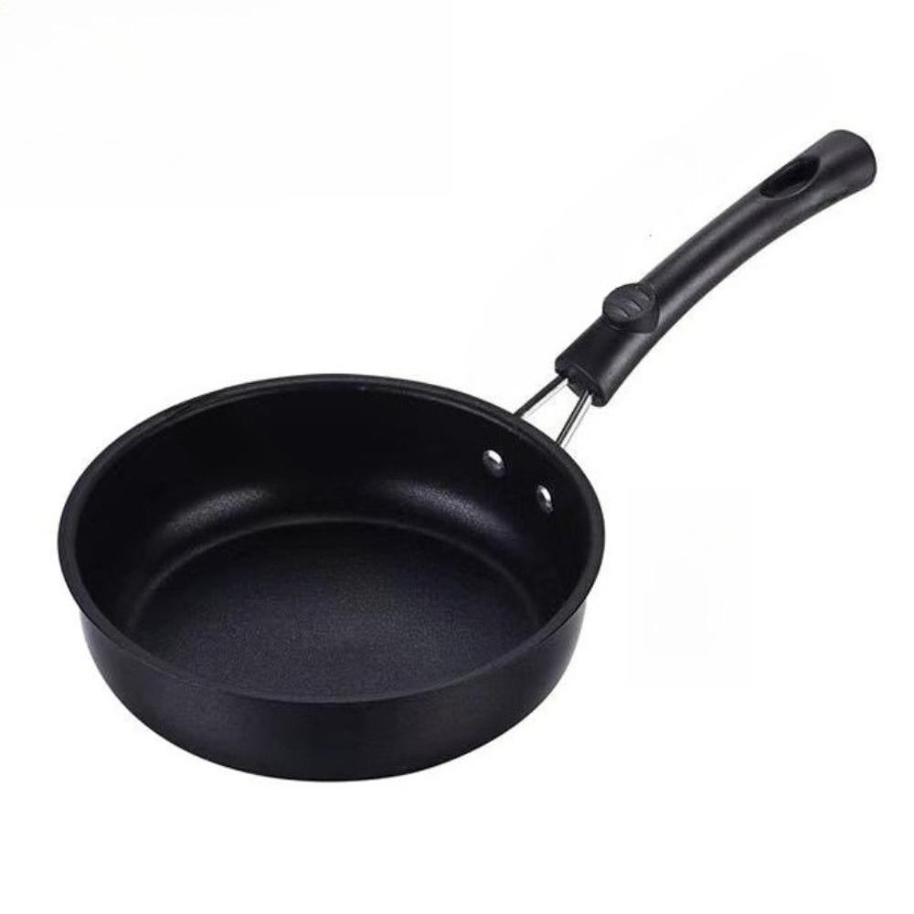 Compact Pan with Handle Design Portable Multifunctional Skillet Fo Egg Omelet Pancake Steak Cooking Supplie for Home Kitchen Use