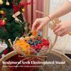 Fruit Bowl with Metal Stand Classic for Living Room