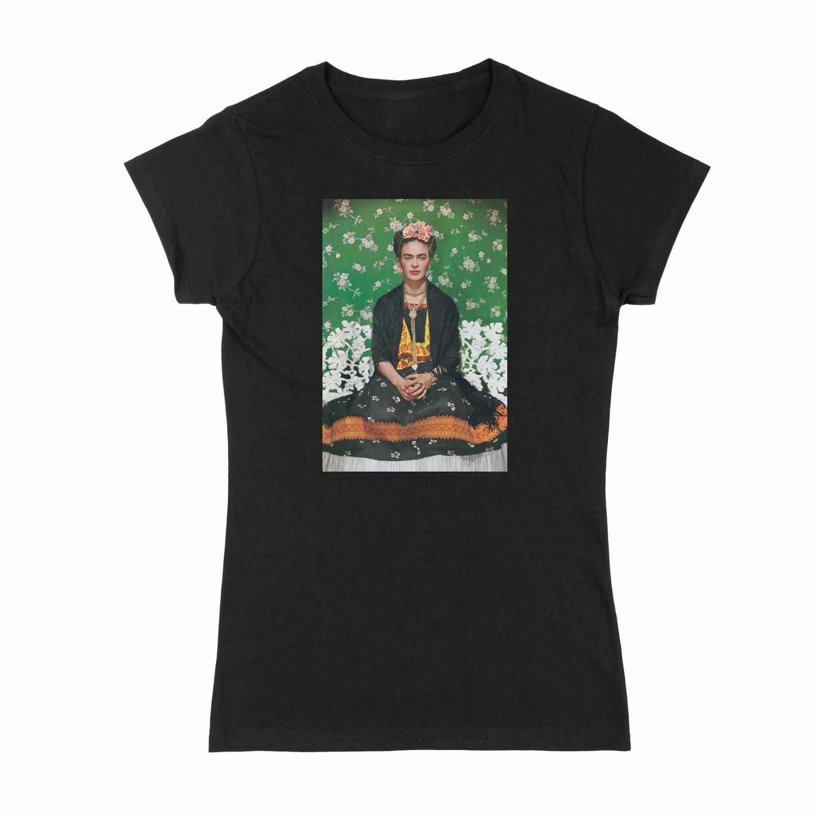 Frida Kahlo Flowers Womens T Shirt - Modern Art Hipster Vintage 4XL