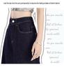 Women's American-Style Dark Blue Summer Jeans - Light, Straight-Leg, Loose Wide-Leg Pants
