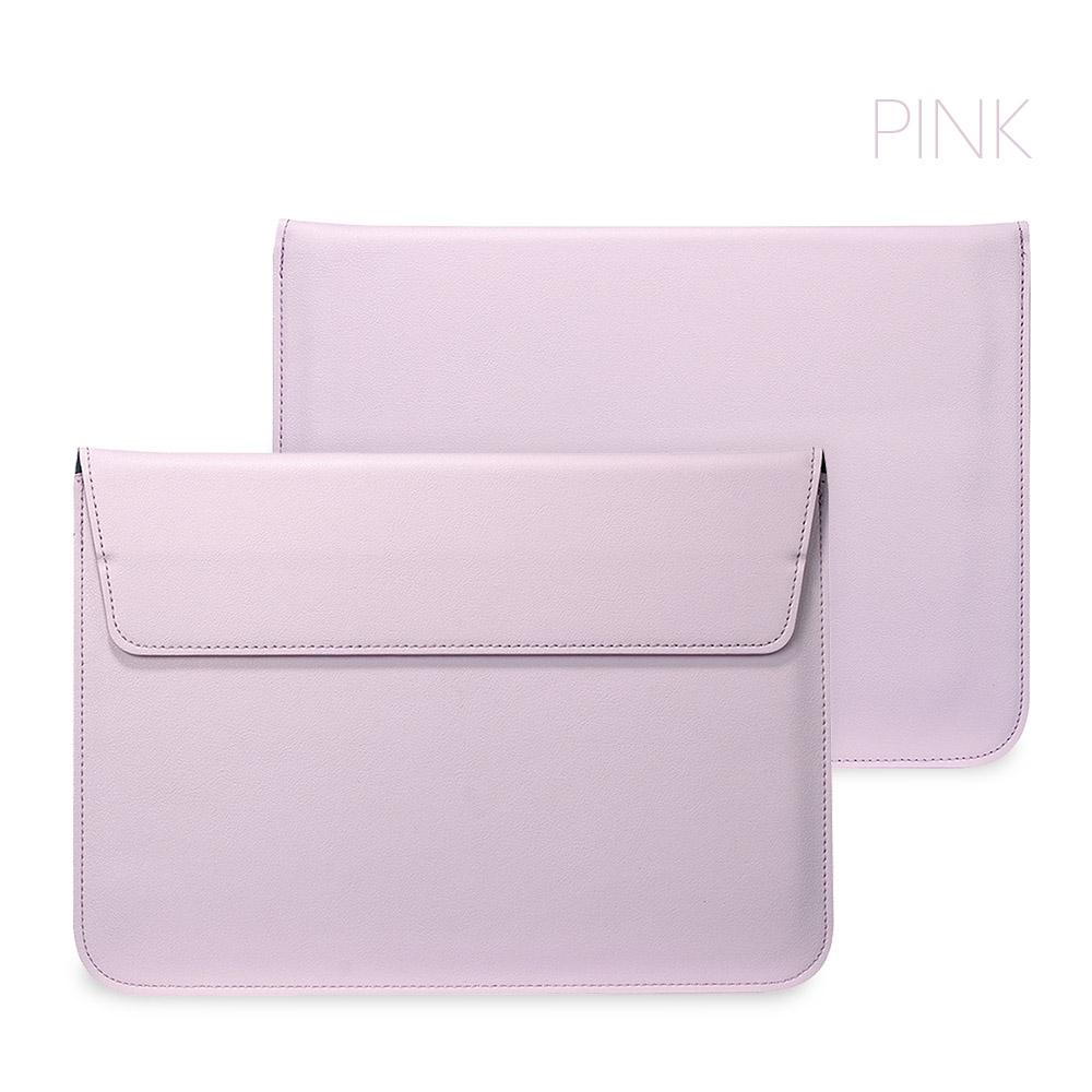 PU Leer Sleeve Beschermer Tas Case Voor Apple Macbook Air Pro Retina 11 12 13 15 Laptop Notebook Cover Voor Mac Book 13.3 inch 11-12 inch roze