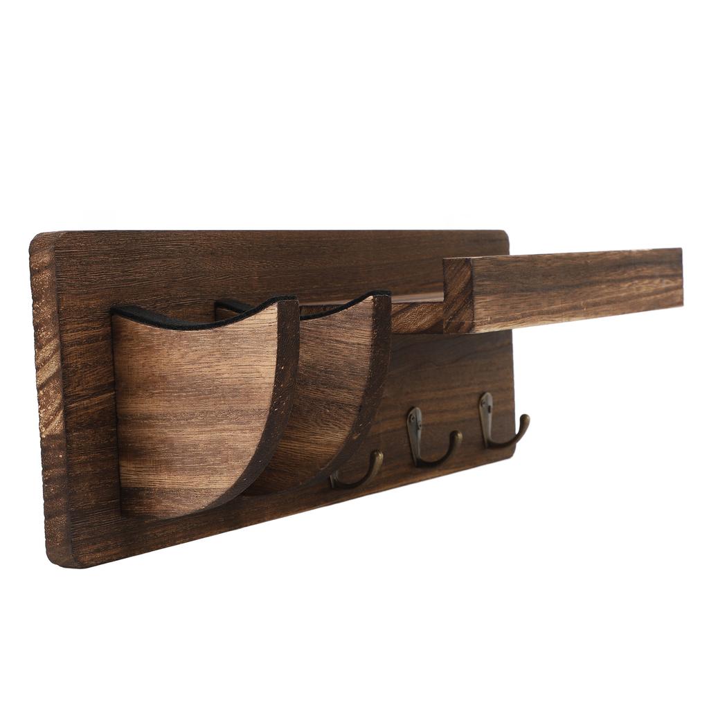 Guitar Wall Mount Hanger with Hook Multipurpose Guitar Wood Hanging Rack for Electric Guitar Violin