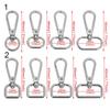 DIY KeyChain Split Ring Jewelry Making Hook Bags Strap Buckles Lobster Clasp Collar Carabiner Snap