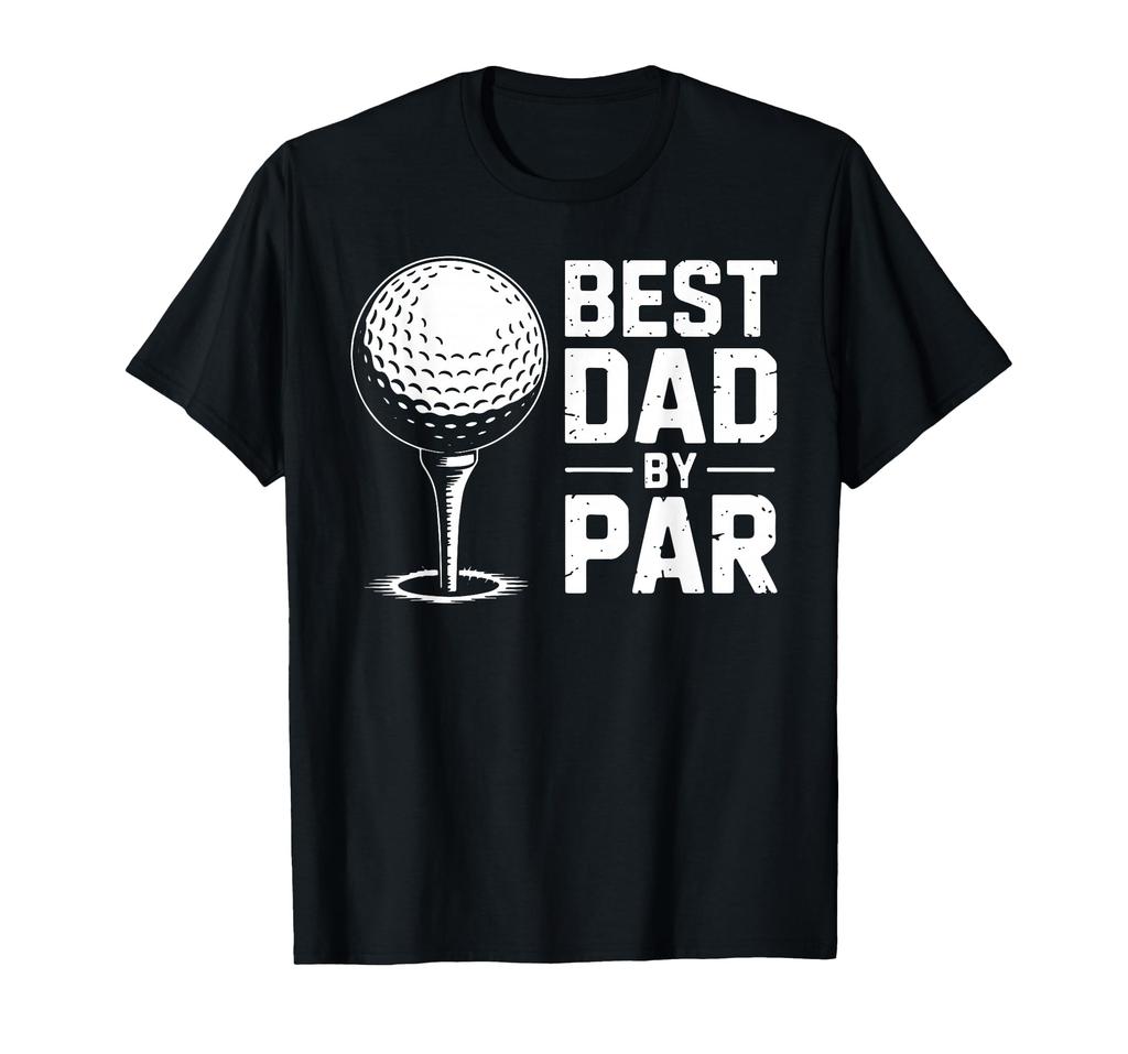 Best Dad By Per Funny Sarcastic Golf Daddy T-Shirt