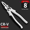 Electrician's Special 6-Inch Multi-Function Needle-Nose & Diagonal-Nose Pliers Set, Industrial Grade, Labor-Saving Design