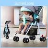 Baby Portable Stroller Sit Or Lie Down Folding Pushchair Backrest Adjustable