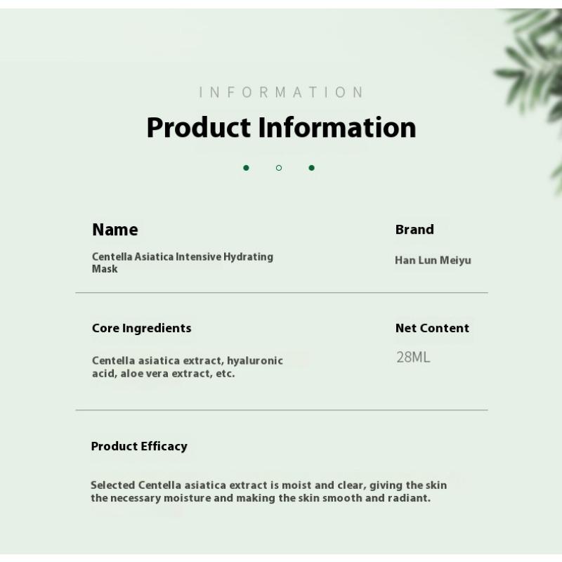 Repair Mask Refreshing Soothing Moisturizing Firming