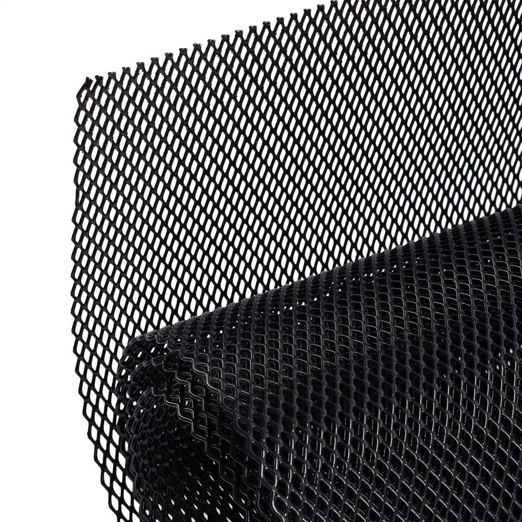 Car Grill Mesh Aluminum Alloy Auto Front Bumper Honeycomb Net 100x33cm Centre Grill Panel Vehicle Radiator Grill For Automotive