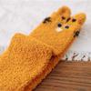 Thick Women Soft Warm Plush Coral Velvet Socks Cat Paw Floor Socks Sleeping Socks