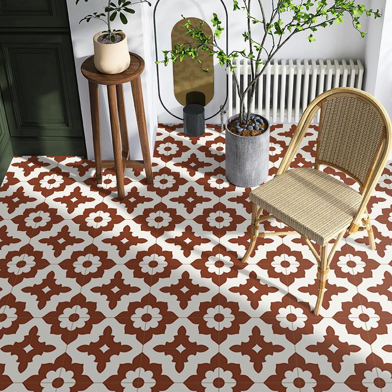 

Квіткова шкірка Stick Плитка для підлоги Вінілова підлога Самоклеюча знімна Підходить для стіни Підлога Кухня Ванна кімната 20CMX20CmX1PCS