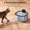 Smart Cat Water Fountain 3.5L Wireless Pet Water Purifier with Motion Sensor Automatic Filtering Large 4000mAh Battery Mute Pump