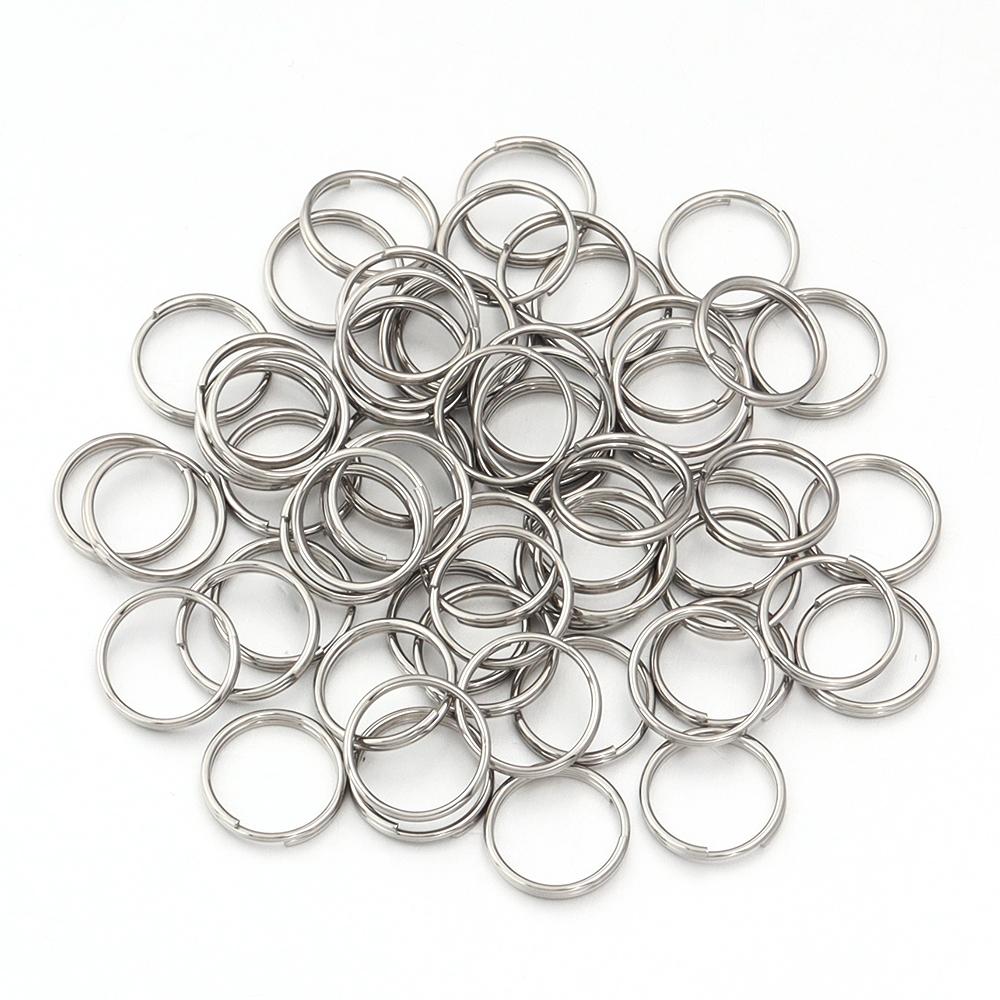 

100pcs/Lot Gold Color Stainless steel Jump Ring for Jewelry Making Double Loops Split Rings Connectors DIY Necklace Bracelet 0.5X4mm