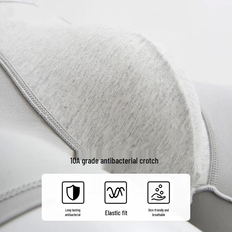 LEE Men's Cotton Antibacterial Boxer Briefs