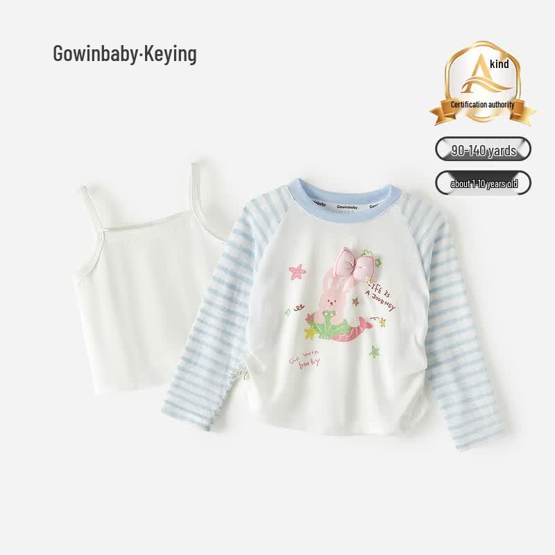 GOWINBABY Girls Cartoon Two-Piece Set 130