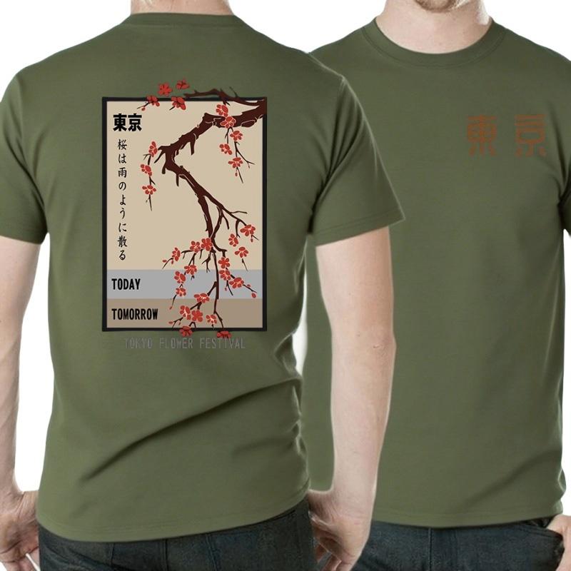 L Festival De Las Flores De Tokio De Hoy Camisetas De Moda Con Cuello Redondo Para Hombres Y Mujeres Camisetas Holga