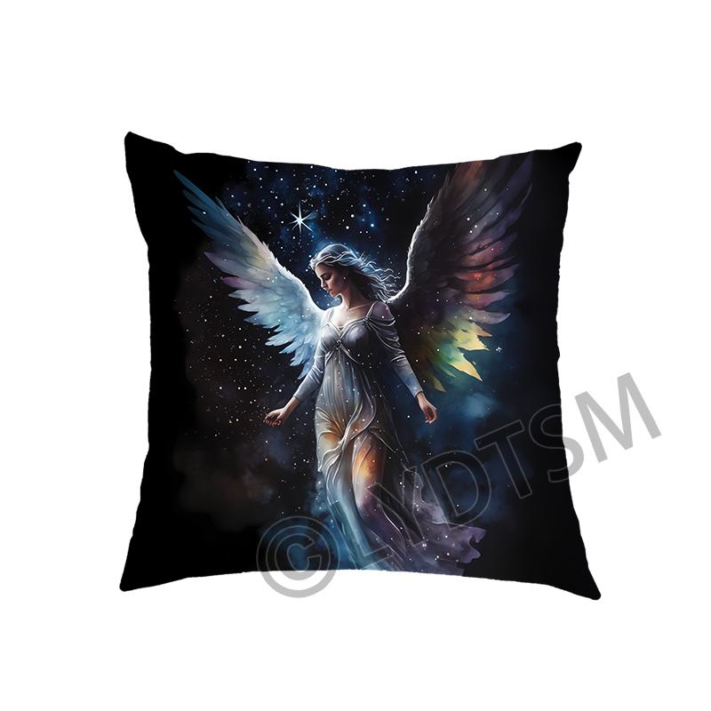 Sad Fallen Angel Wing Print Cushion Cover Gothic Girl Pillowcase Linen Throw Pillow Case Covers For Living Room Home Decor