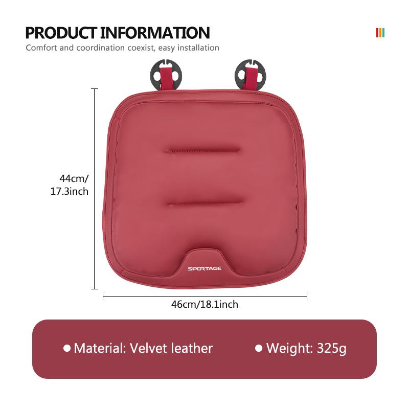 For KIA Car Seat Cushion Covers Winter Velvet Pads Auto Accessories Stonic Picanto Sorento Stinger Soul Spectra Carens