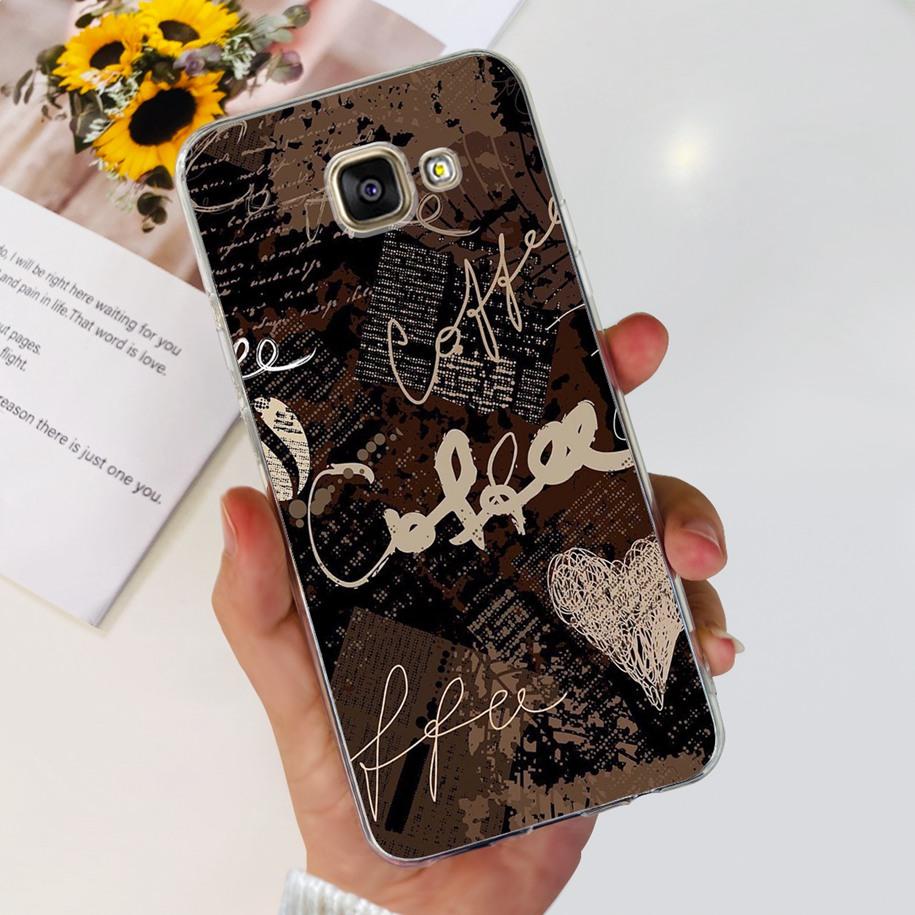 For Samsung Galaxy A3 2016 Case A310F Popular Flower Transparent Silicone Phone Back Cover For Samsung A3 2017 A320F A320Y Funda
