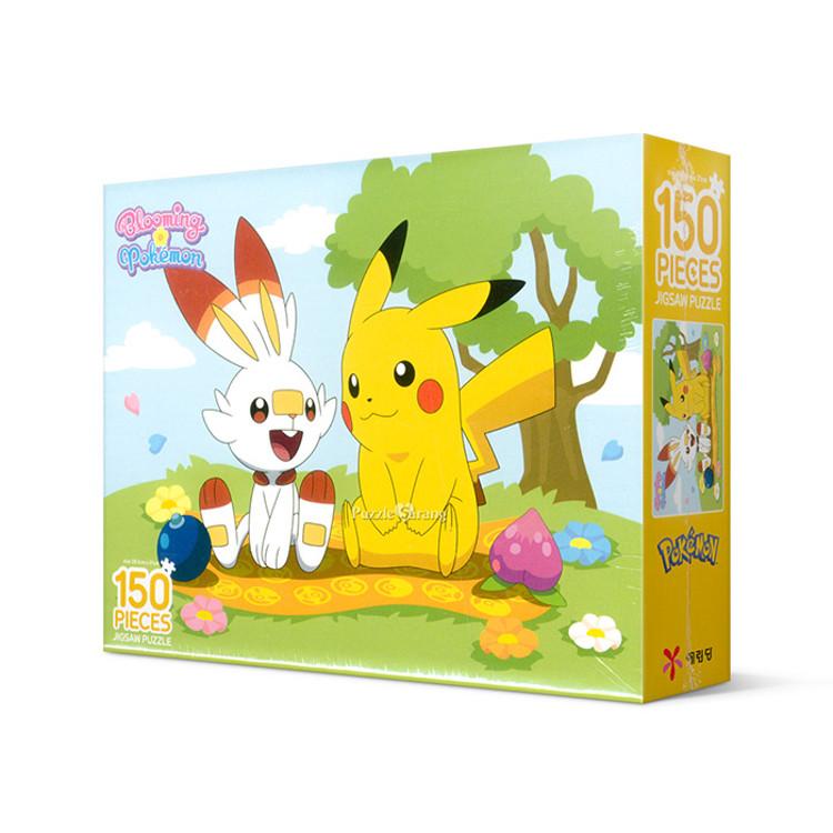 150-piece jigsaw puzzle - Pokemon Pikachu and Flame Bunny, popular Korean puzzle