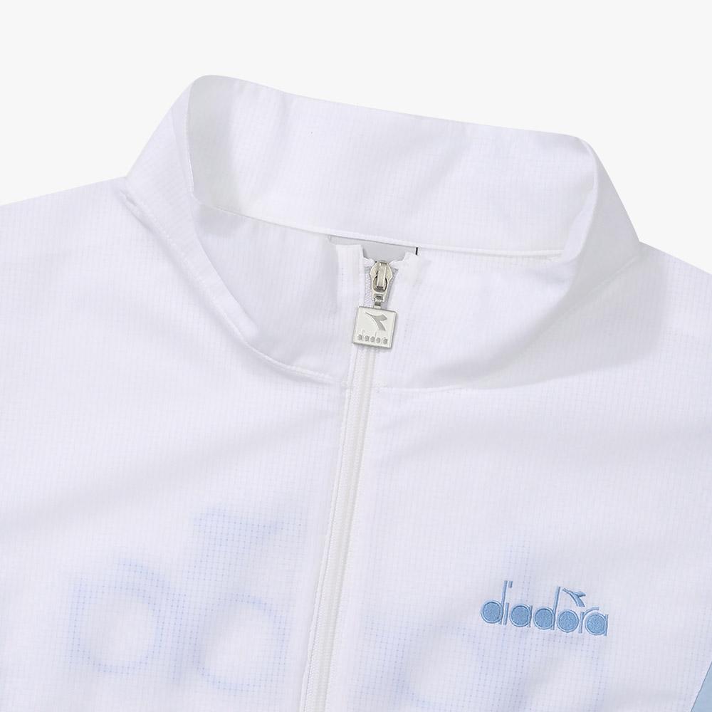 Diadora Grand Slam Aerie Half Short Sleeve Anorak Blue