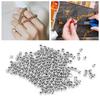 200Pcs Jewelry Beads Simple Material Bracelet Necklace Accessories Partition Beads for DIY JewelrySilver