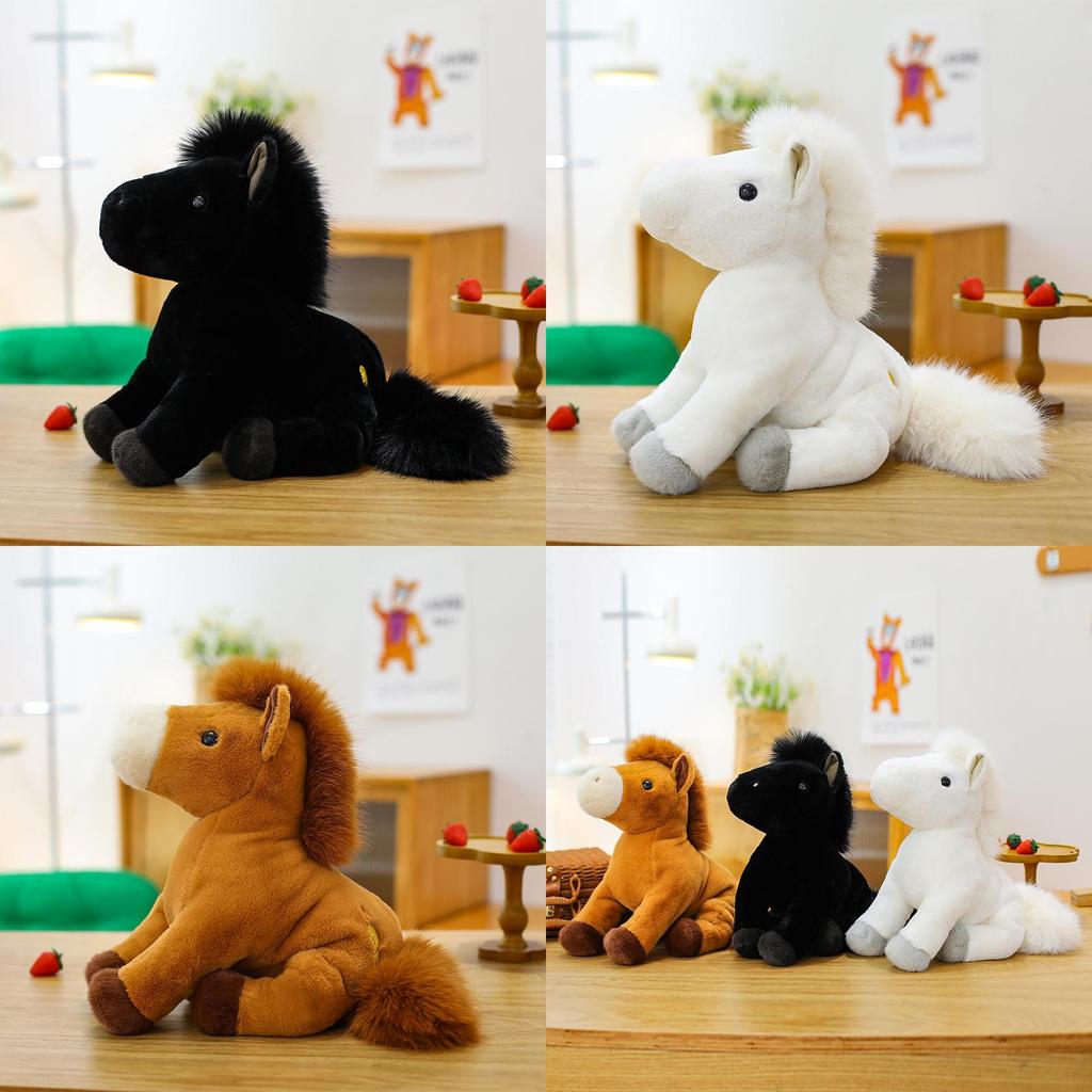 Small Pony Plush Toy With Pp Cotton Filling For Kids And Collectors