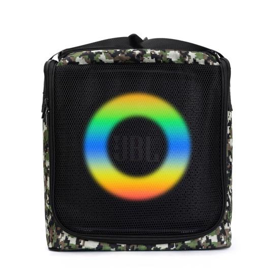 Speaker Carrying Case Portable Speaker Tote with Shoulder Strap Travel Bag for JBL Partybox Encore2 Extra Pockets for Microphone Charger Cable