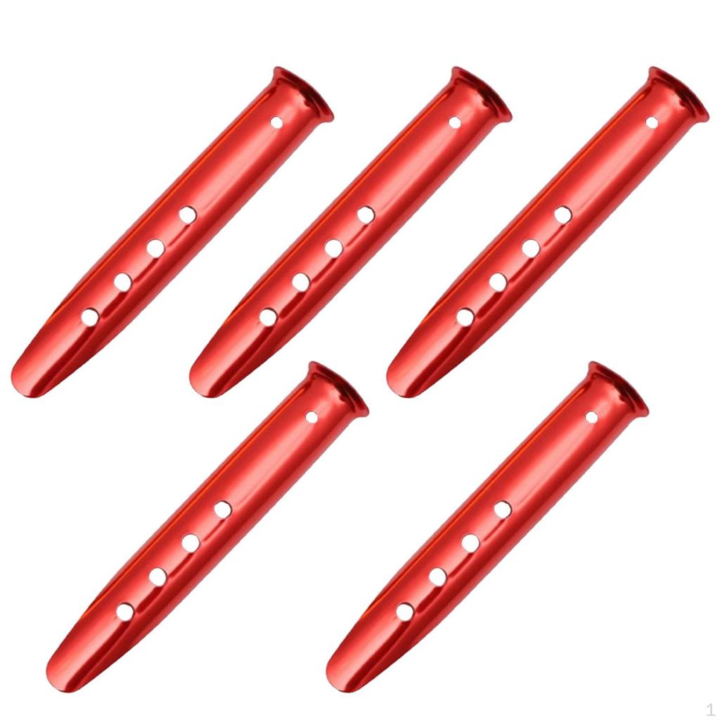 5 Stakes Pegs Ground Nails Tent Nail Snow for Canopy