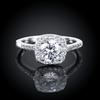 Fashion Rings For Women  Wedding Engagement Jewelry Accessory Cubic Zircon Stone Promise Finger Ring Anillos Femme