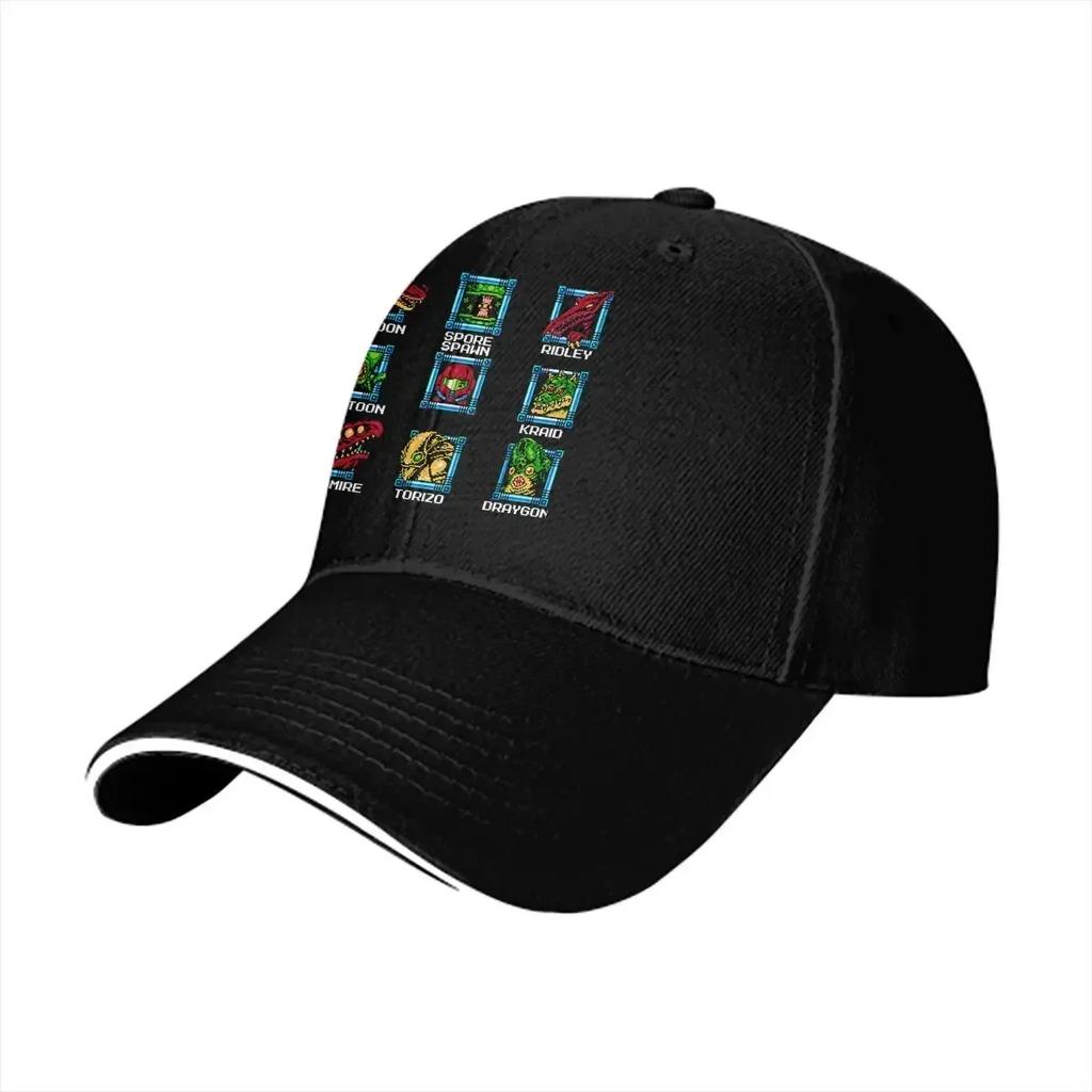 MEGATROID Baseballkappe Herren Hüte Damen Schirmmütze Sonnenschutz Snapback Super Metroid Kappen