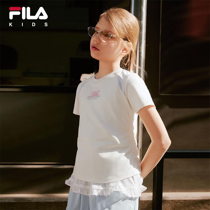 FILA Kids' Breathable Cotton Short Sleeve T-Shirt