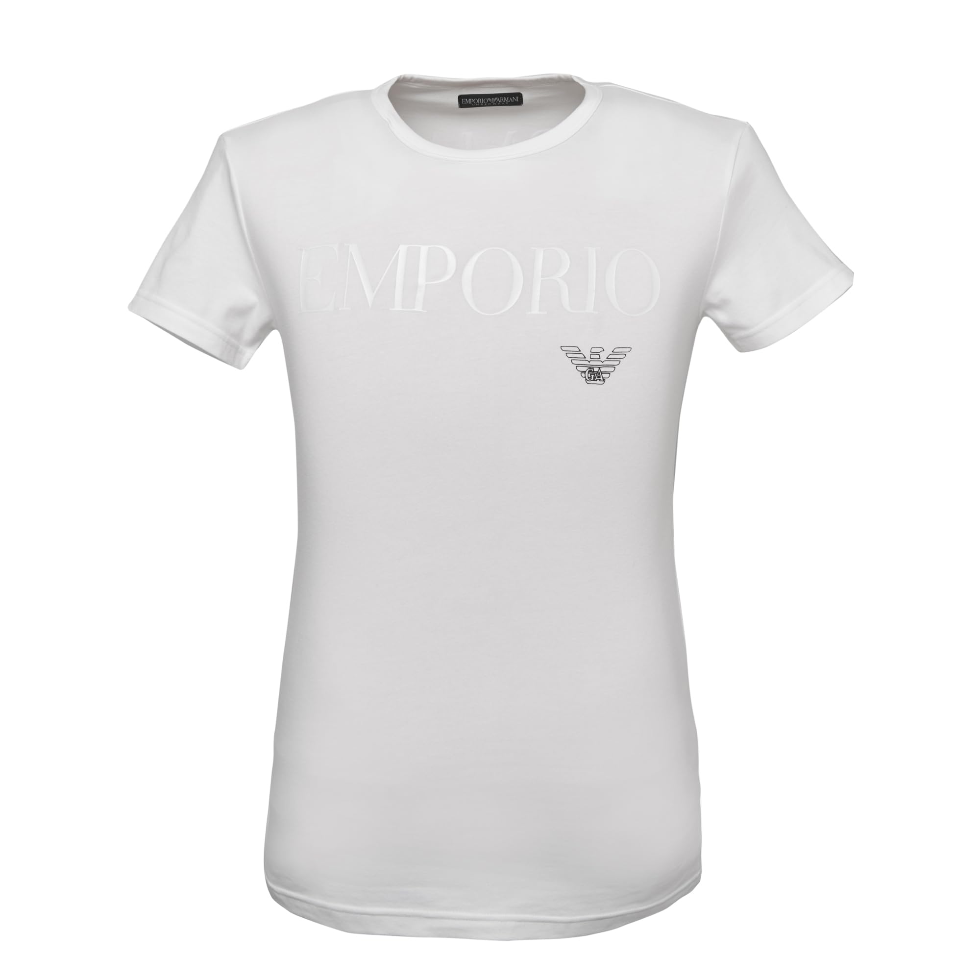 

Emporio Armani S/S Crew T-shirt, Size S, Size 90, White, 54007165