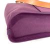HERMES Kabak PM Kabak PM Handbag 2-way bag Shoulder Bag Leather/Canvas purple