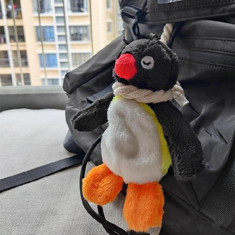 Charmante Pinguine Plüsch Hänge Dekoration Weiche Pinguine Plüsch Schlüsselanhänger Stilvoller Schlüsselanhänger für Kinder und Erwachsene
