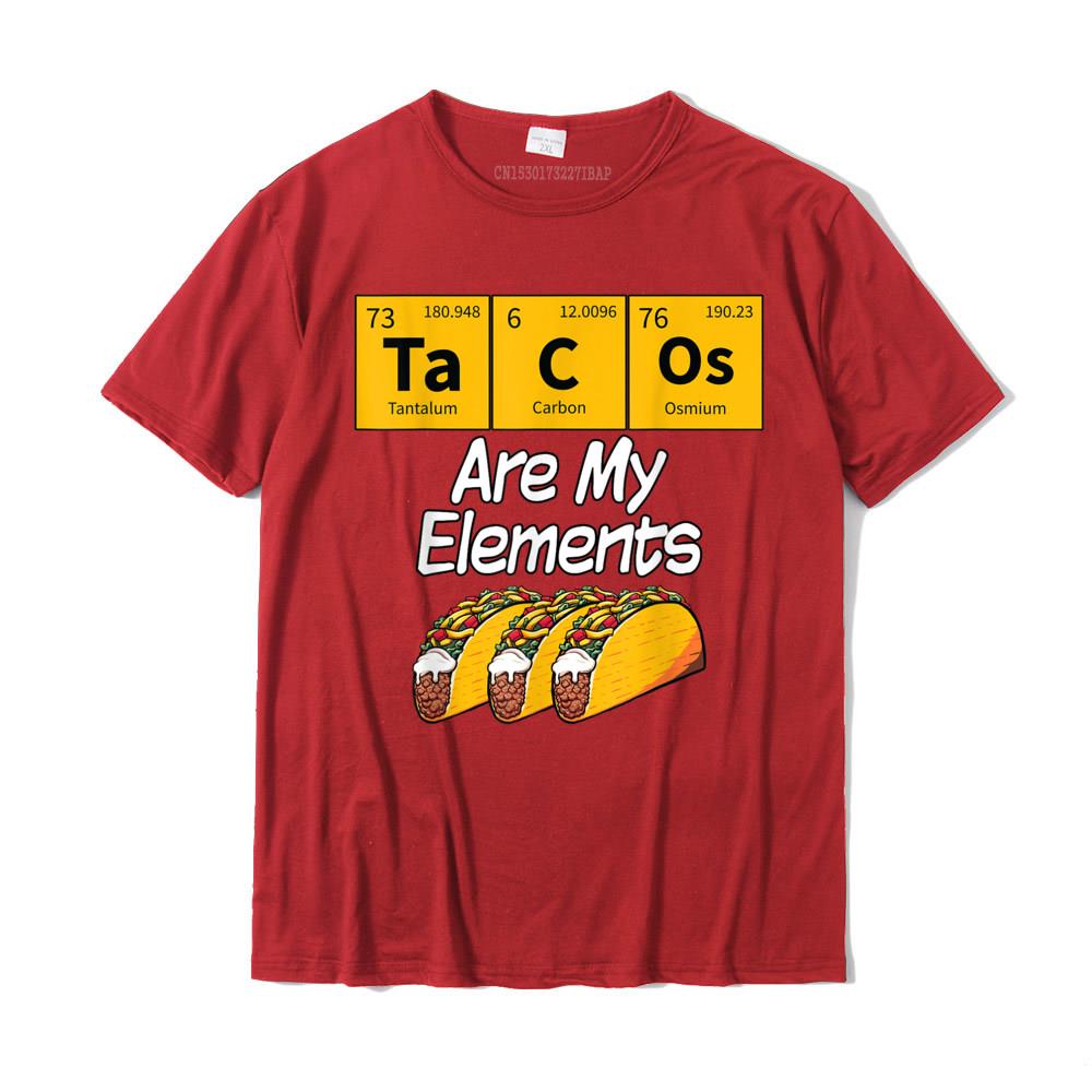 Taco Funny Chemistry Meme Quote Periodic Table Science Gift TShirt Brand Unisex T Shirt Cotton Tops Shirt Street S