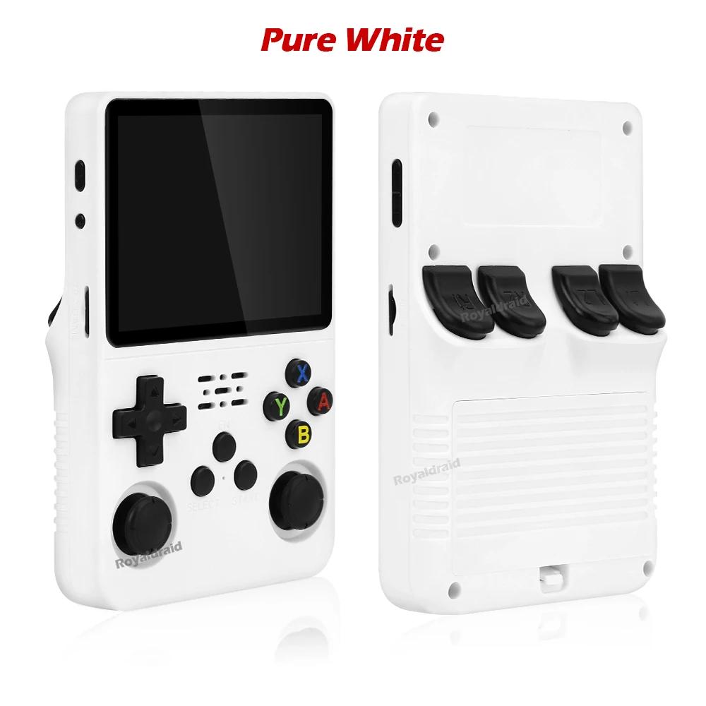 NEW Transparent R36S Retro Handheld Video Game Console Linux System 3.5 Inch IPS Screen Mini Video Player 15000+ Classic Games