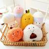 Fruit Plush Toys Vivid Cute Stuffed Fruit Plaything Mango Watermelon Avocado Strawberry Tactile Gifts For Birthday Party Decors