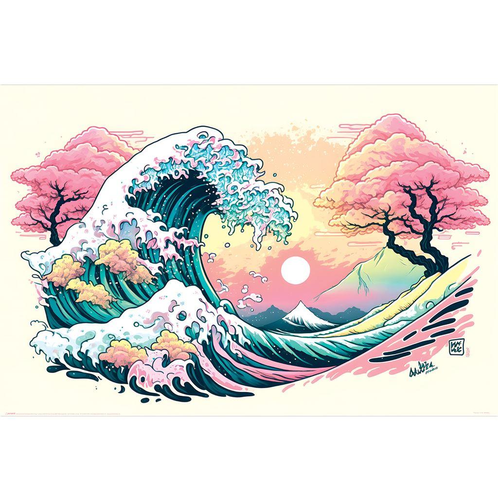 Maxi plakát Ada Ingram Pastel Wave
