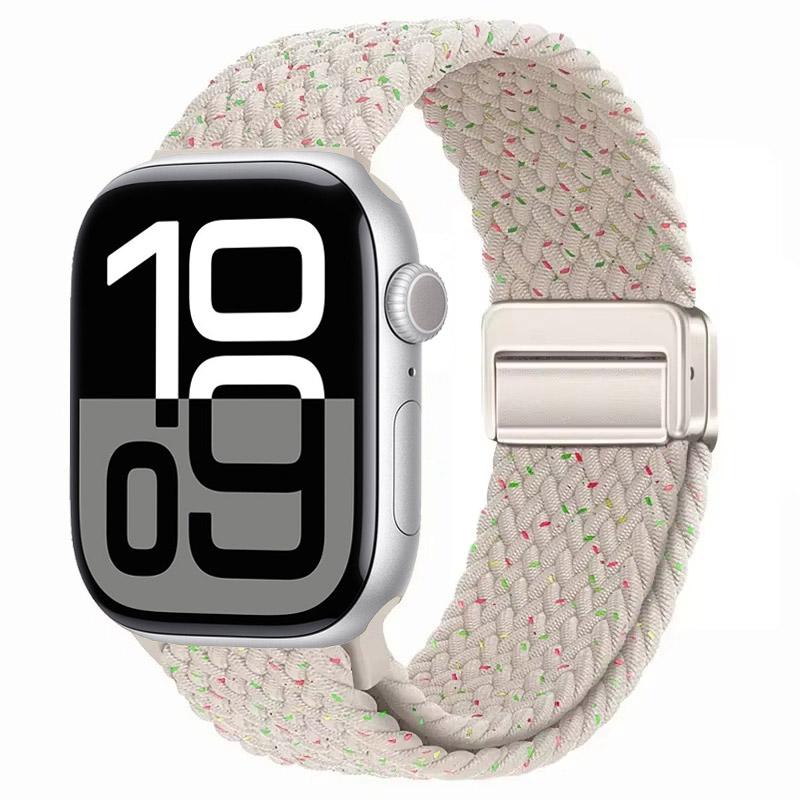 Nylon Strap for Apple Watch 10 46mm 42mm/Ultra 2 49mm 9 8 7 Breathable Watchband iwatch Series 6 5 4 SE 44mm 40mm 45mm 41mm Band