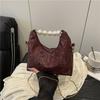 Retro 2026 Schöne Pailletten-Handtaschen Neueste Einfache Unifarbene Elegante Texturierte Einzelne Schulter-Crossbody-Perlenketten-Taschen