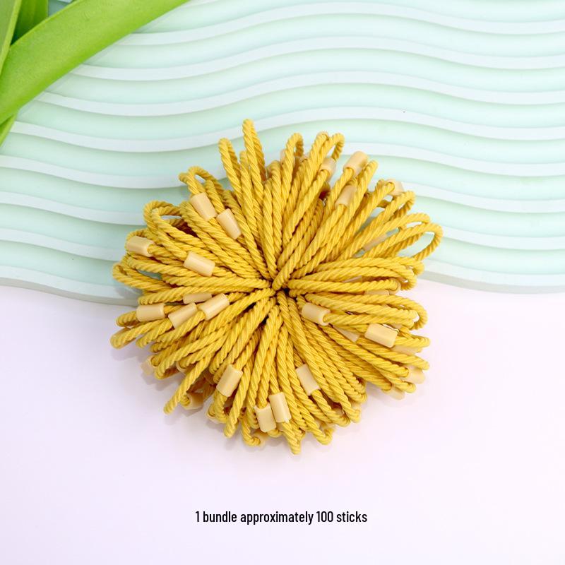 

Colorful Non-Damaging, Tangle-Free Hair Ties for Babies & Girls - Korean Style Rubber Bands