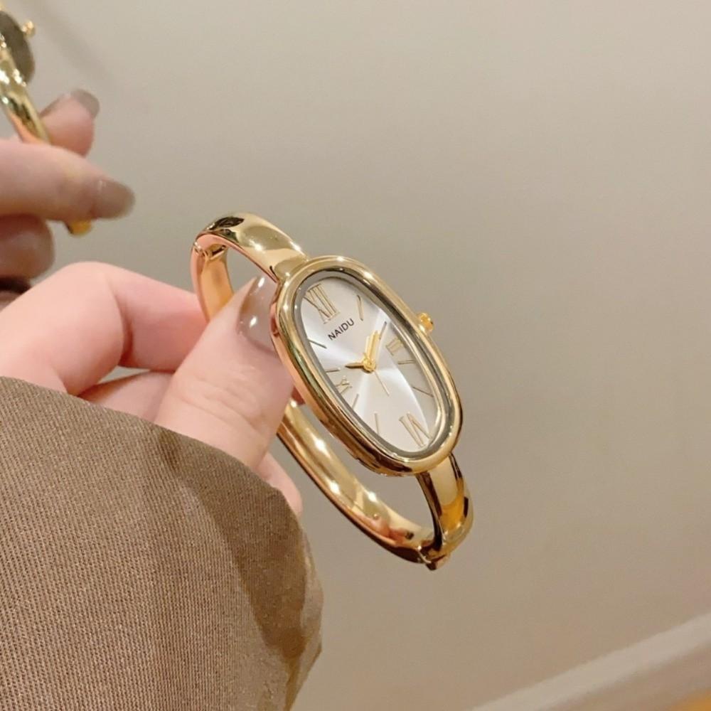 Gold/Silver Bracelet Watch Luxury Quartz Watch High Quality Wristwatch for Women
