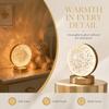 USB Rechargeable Moon Shape Night Light Touch Control Rechargeable Touch Lamp  Nightstand Use
