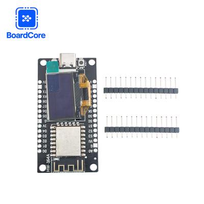 ESP8266 Development Board NodeMCU With 0.96 Inch OLED Display CH340G ESP-12F WiFi Module TYPE-C USB For Arduino