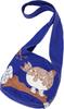 Сумка через плече Kusubashi Mon Ori MiW, Весняний поклик Куріпка [A-69971-90-B] Синій