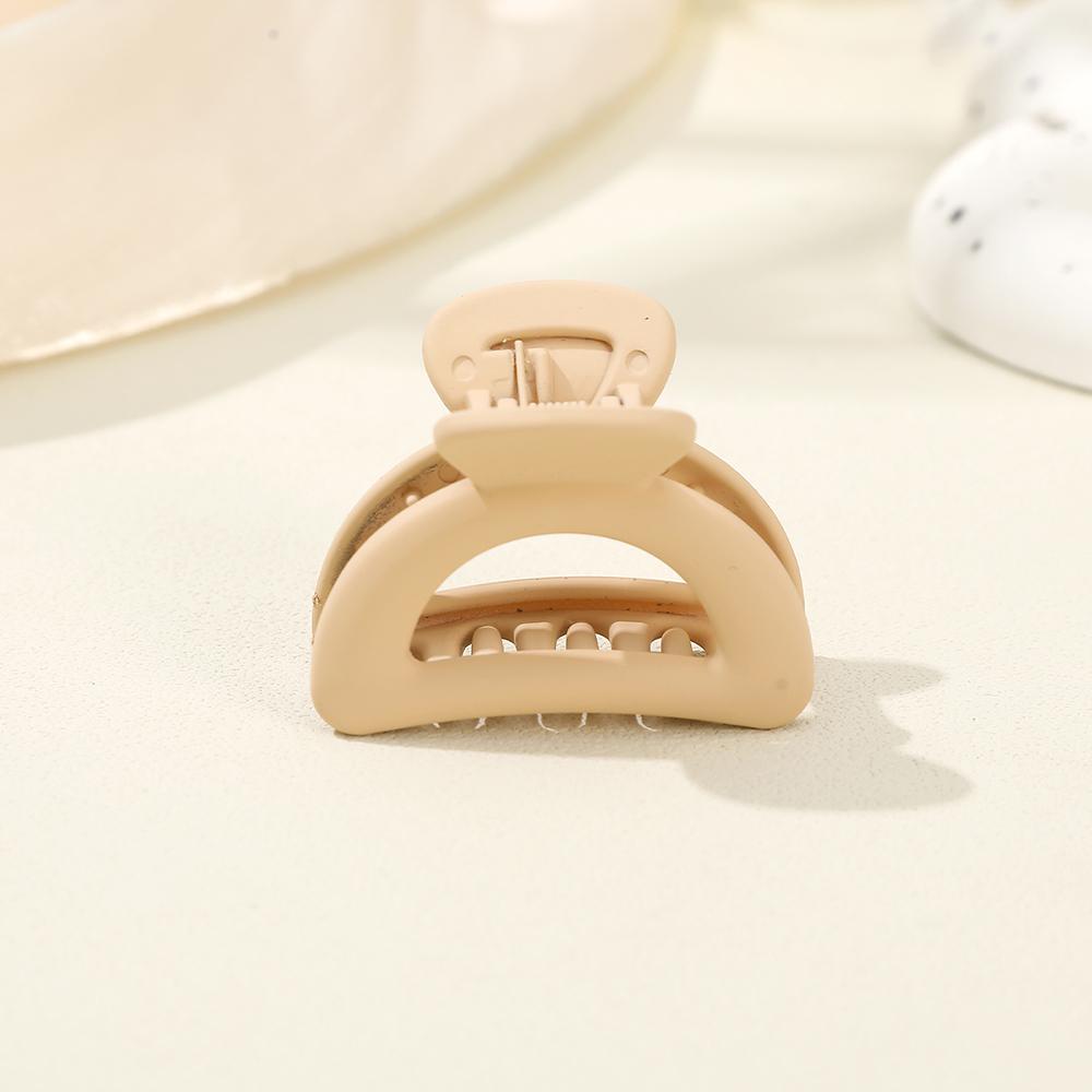 6Pcs/Set Solid Color Flower Hair Claw For Women New Simple Ponytail Hair Grip Hair Clips Hairpins Hair Accessories Headwear