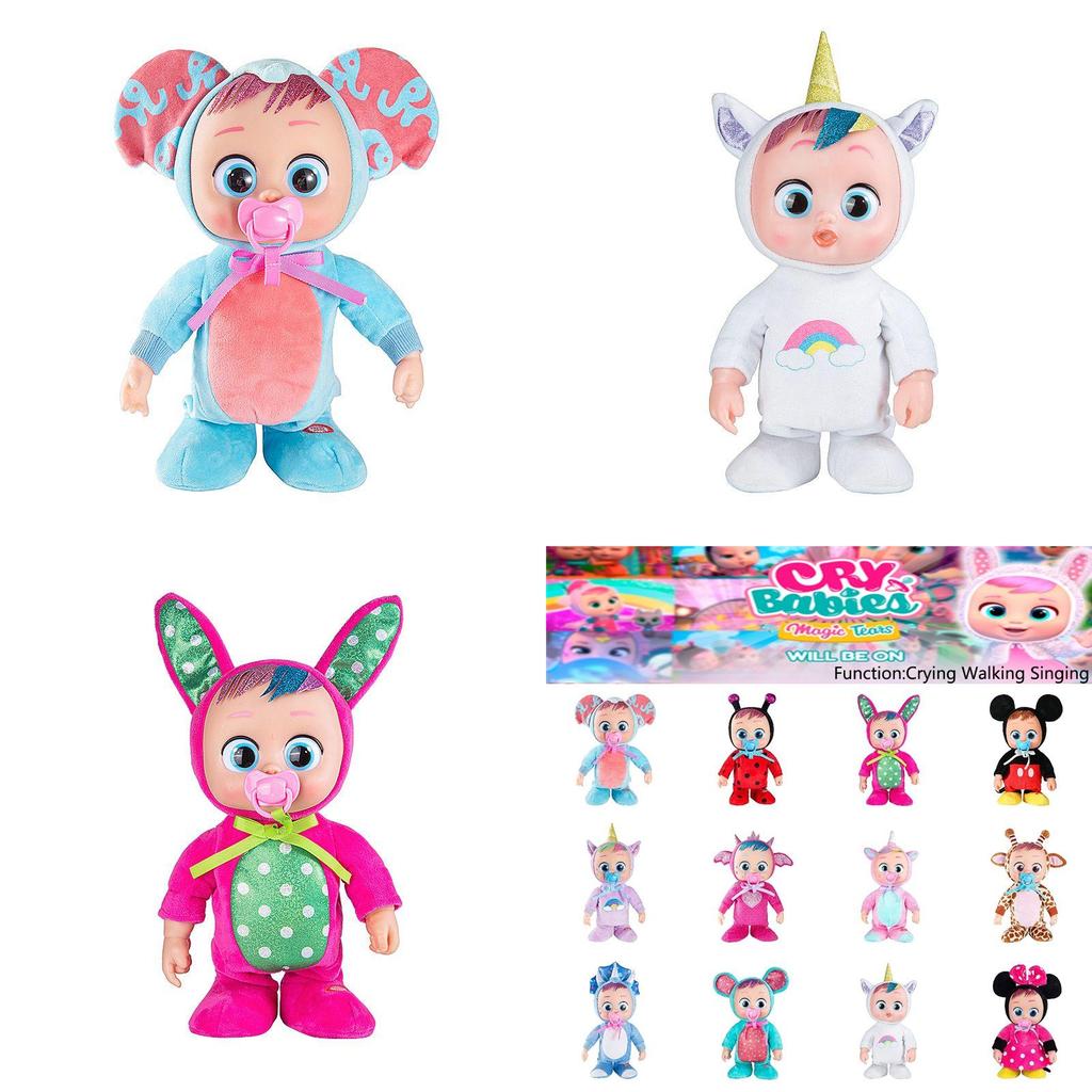 Cry Babies Magic Tears Unicorn Baby Doll Walking And Dancing Toy