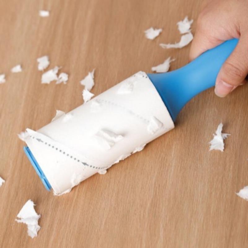 Sticky Roller Design Replaces Paper for Efficient Removal of Cat Hair Straight Tube Tear-off Replacement Paper