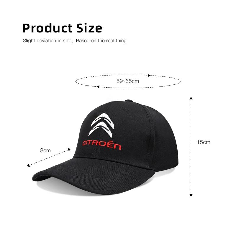 Citroen Car Logo Embroidery Snapback Baseball Cap Adjustable Casual Hats For C1 DS3 C2 C3 Vts C4 Saxo C4L C5 C6 C8 Xsara C3-XR
