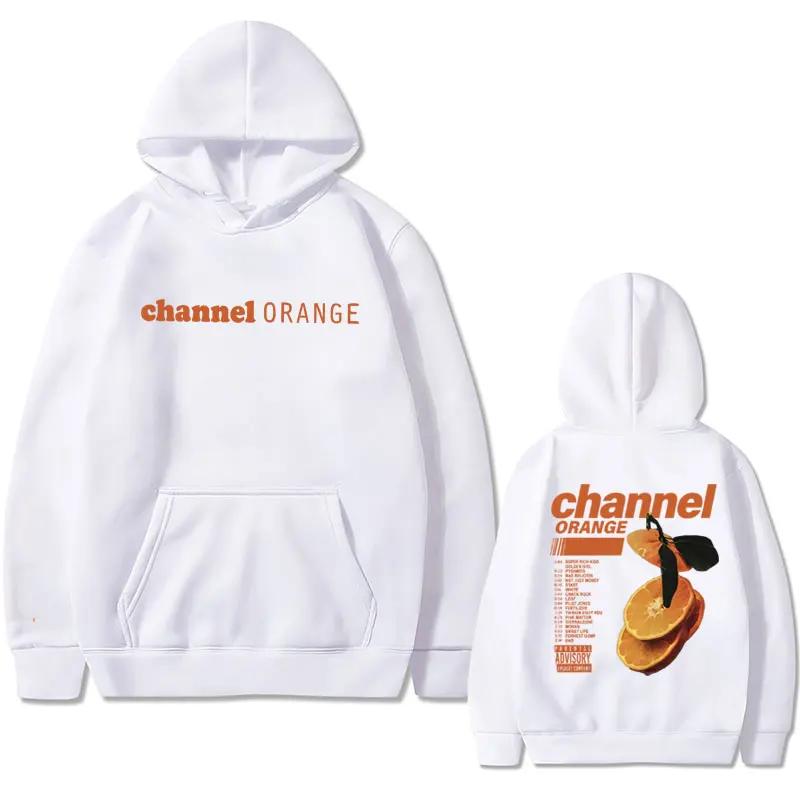 Rapper Frank Channel Orange Pattern Hoodie Ocean Leisure Sports Shirt Gold Hip Hop Retro Hoodie Men's Fashion Street Wear